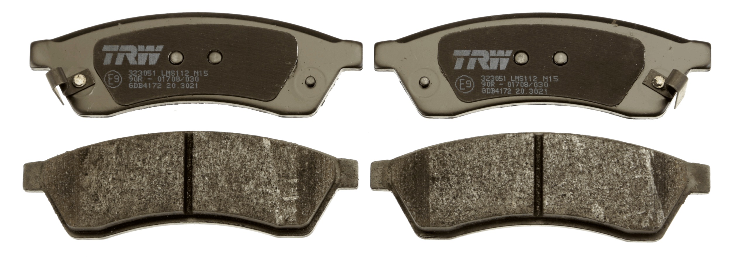 Brake Pad Set, disc brake - GDB4172 TRW
