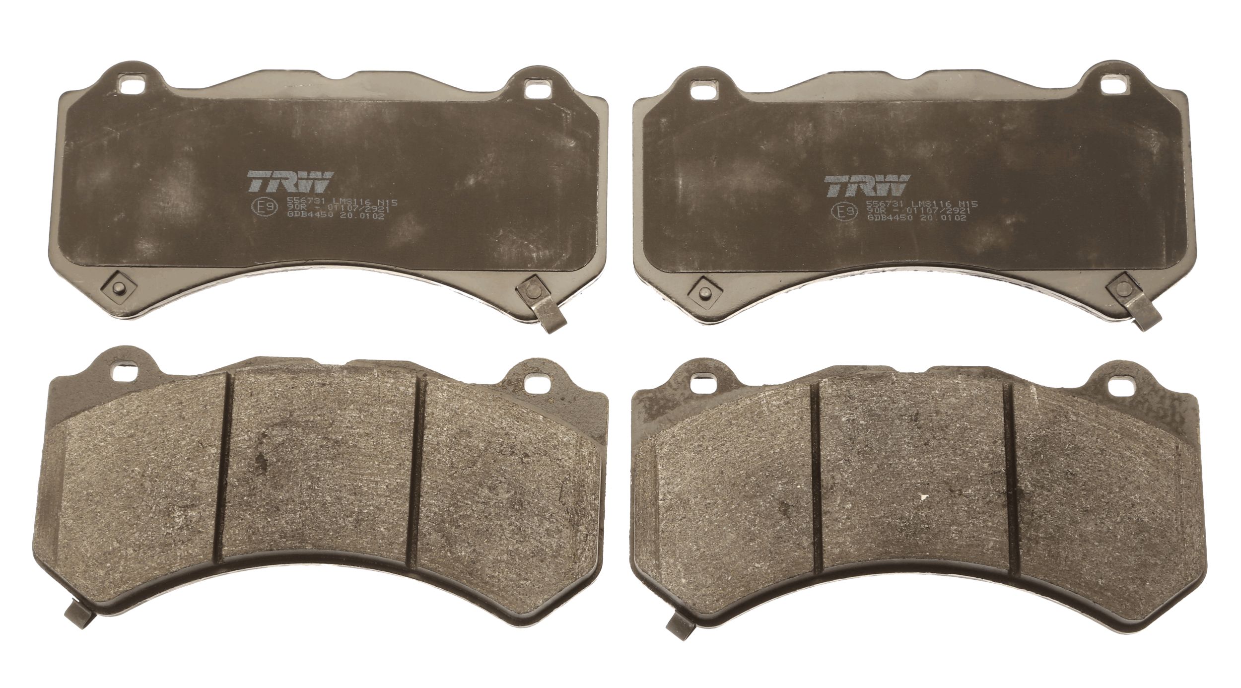 Kit pastiglie freno, Freno a disco - GDB4450 TRW