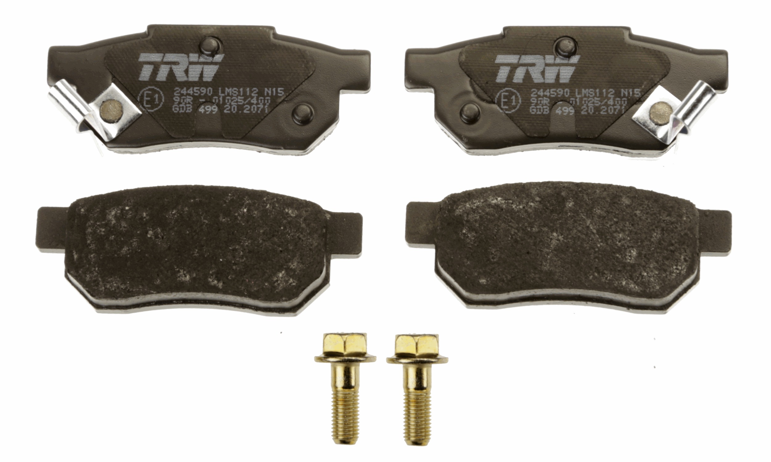 Brake Pad Set, disc brake - GDB499 TRW