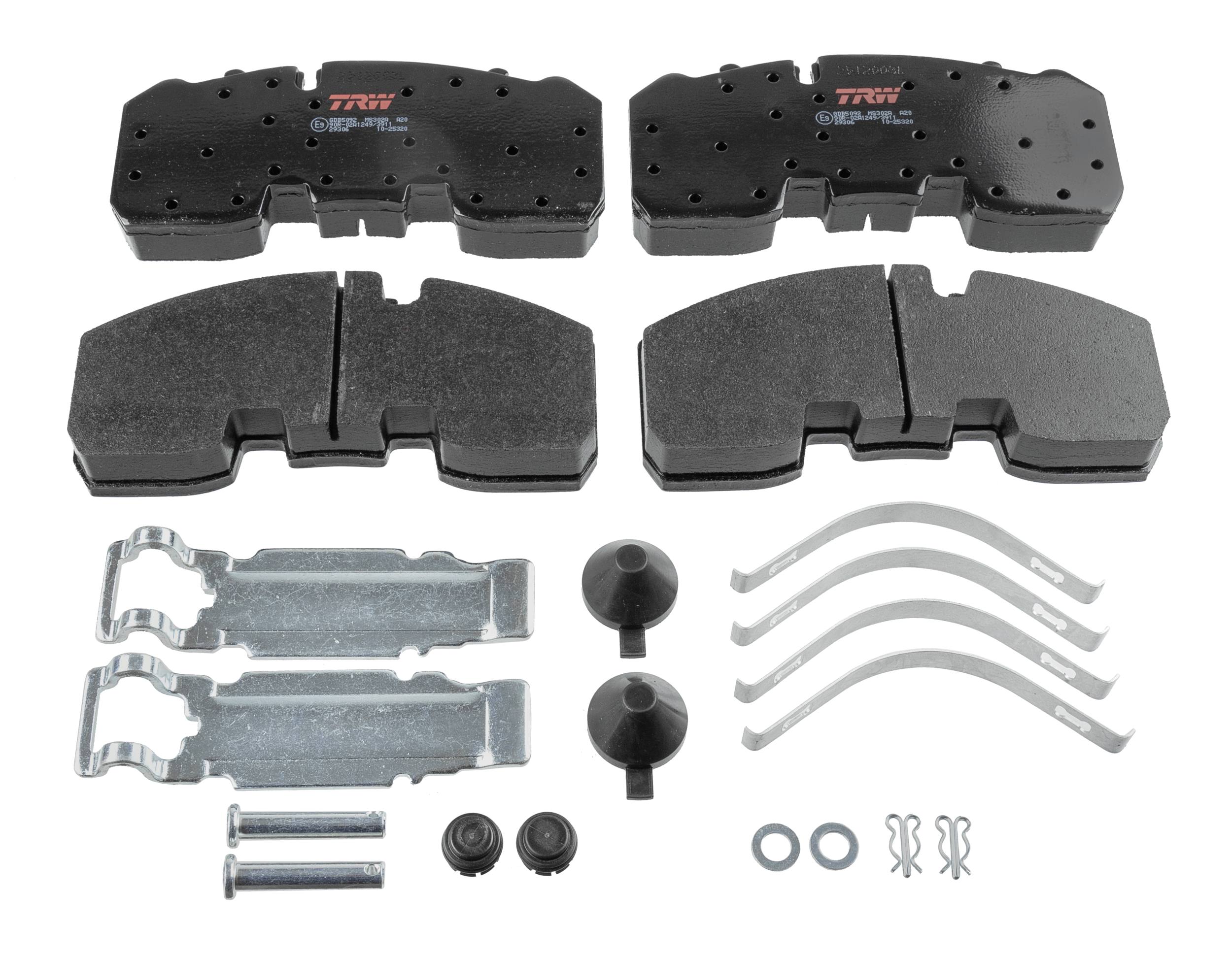Brake Pad Set, disc brake - GDB5092 TRW