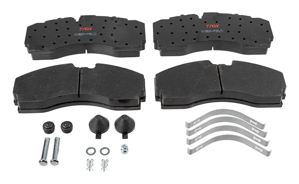 Brake Pad Set, disc brake - GDB5121 TRW