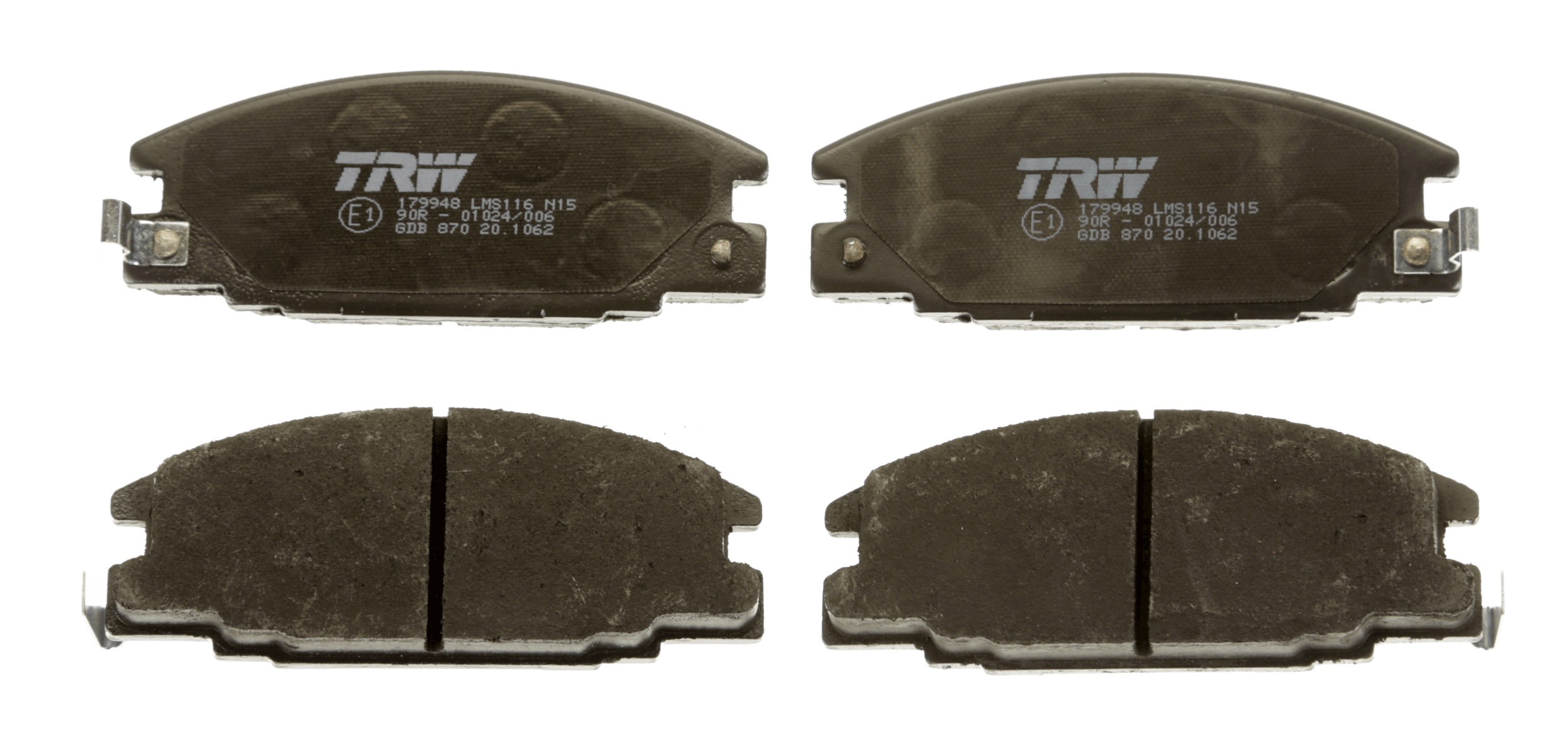 Brake Pad Set, disc brake - GDB870 TRW