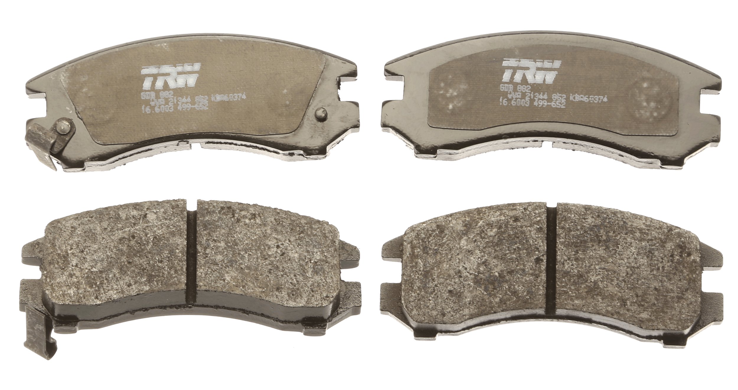 Brake Pad Set, disc brake - GDB882 TRW