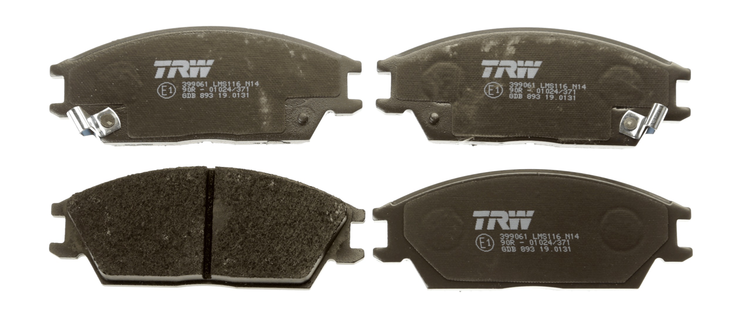 Brake Pad Set, disc brake - GDB893 TRW