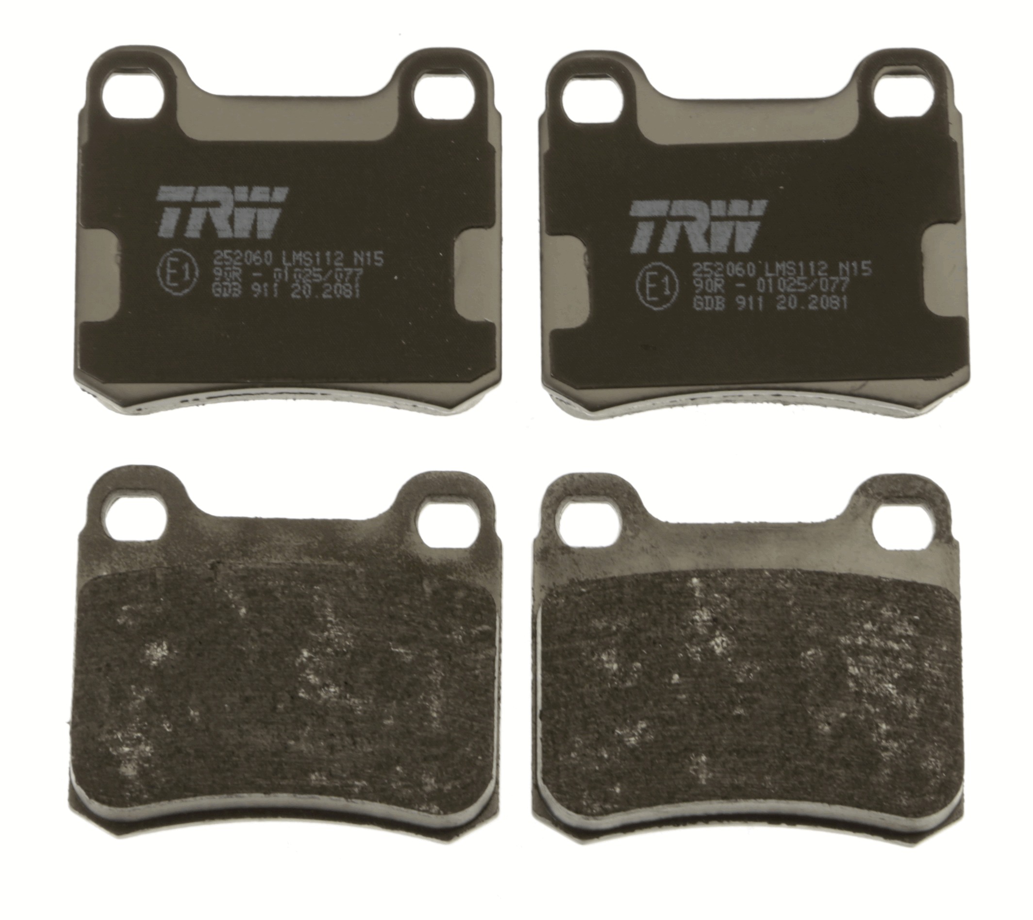 Brake Pad Set, disc brake - GDB911 TRW