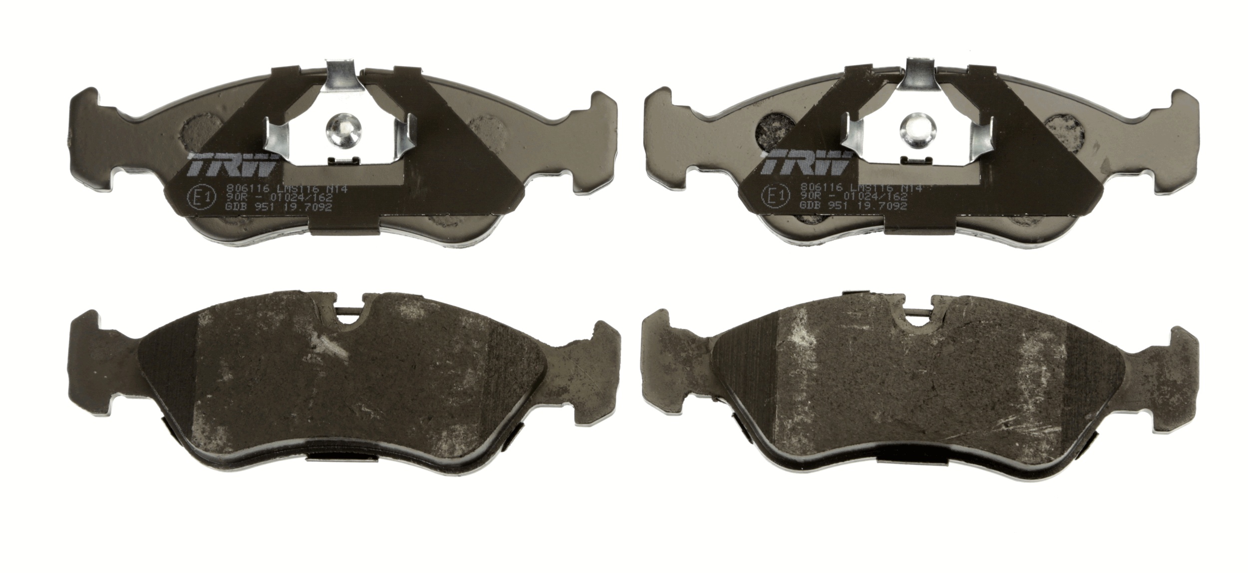 Brake Pad Set, disc brake - GDB951 TRW