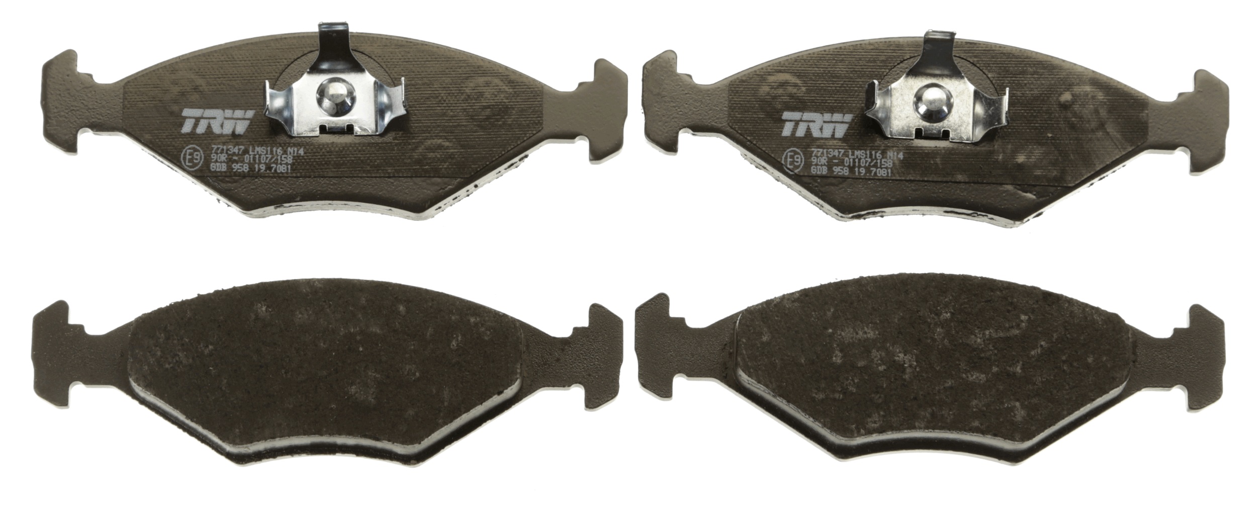 Brake Pad Set, disc brake - GDB958 TRW