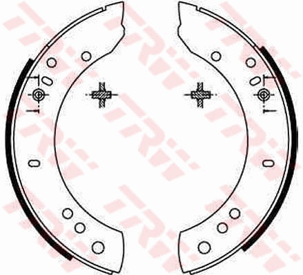 Brake Shoe Set - GS6082 TRW