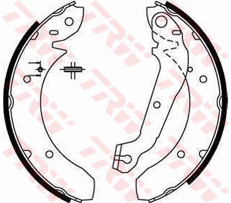 Brake Shoe Set - GS6166 TRW