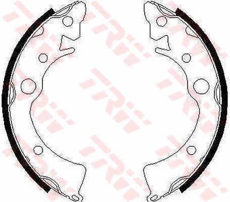Brake Shoe Set - GS6210 TRW