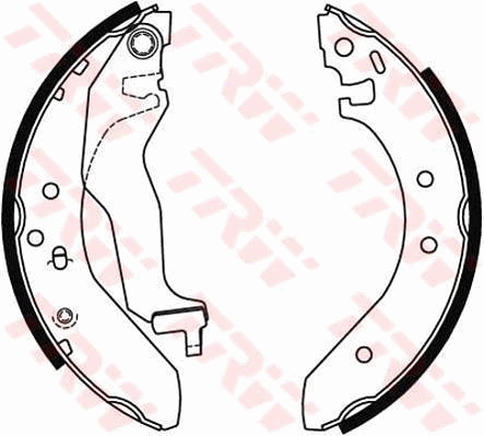 Kit ganasce freno - GS6246 TRW