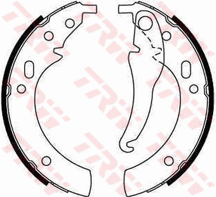 Kit ganasce freno - GS8094 TRW