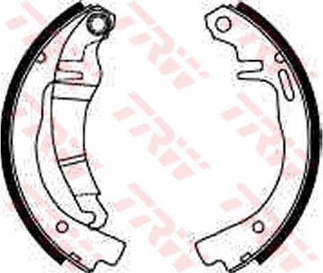 Kit ganasce freno - GS8144 TRW