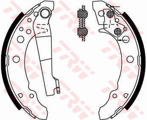 Brake Shoe Set - GS8166 TRW