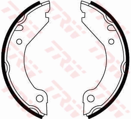 Brake Shoe Set, parking brake - GS8204 TRW