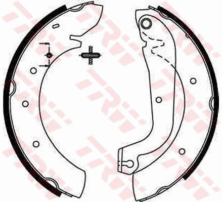Kit ganasce freno - GS8207 TRW