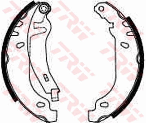 Brake Shoe Set - GS8211 TRW