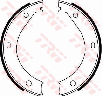 Brake Shoe Set, parking brake - GS8217 TRW
