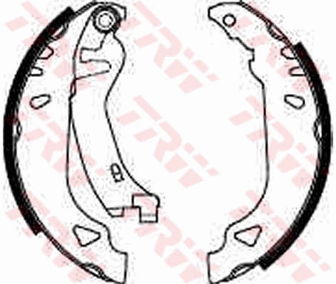 Bremsbackensatz - GS8269 TRW