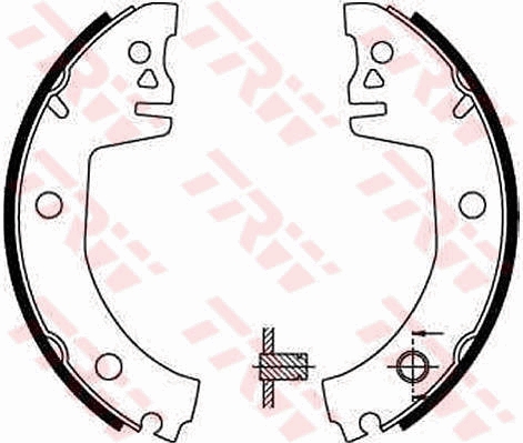 Brake Shoe Set - GS8300 TRW
