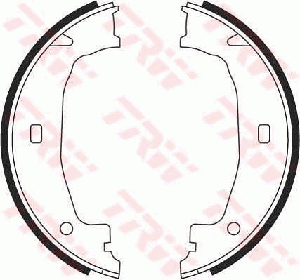 Kit ganasce, Freno stazionamento - GS8432 TRW