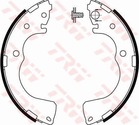 Brake Shoe Set - GS8435 TRW