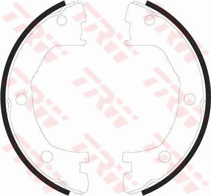Brake Shoe Set, parking brake - GS8440 TRW