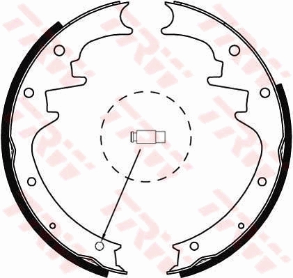 Brake Shoe Set - GS8444 TRW