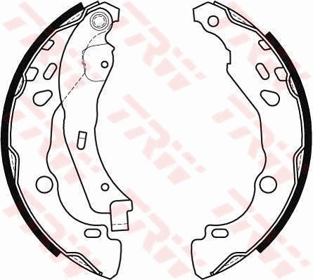 Brake Shoe Set - GS8455 TRW