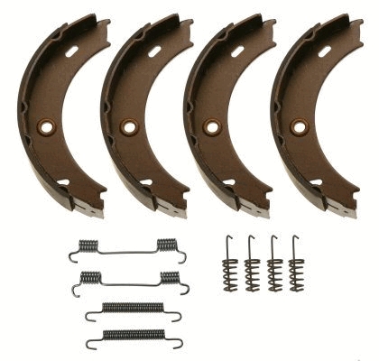 Brake Shoe Set, parking brake - GS8466 TRW
