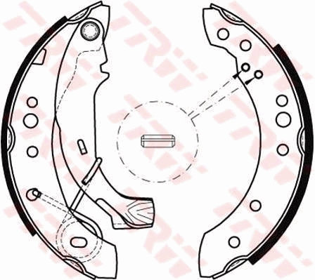 Brake Shoe Set - GS8467 TRW
