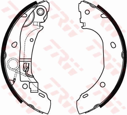 Brake Shoe Set - GS8472 TRW