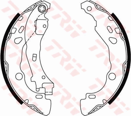 Kit ganasce freno - GS8474 TRW