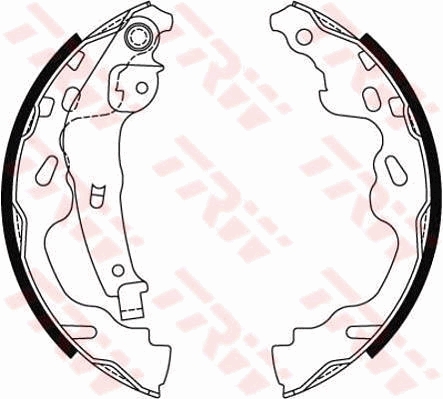 Brake Shoe Set - GS8480 TRW