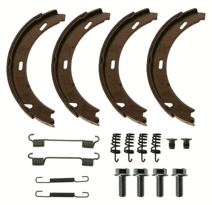 Kit ganasce, Freno stazionamento - GS8481 TRW