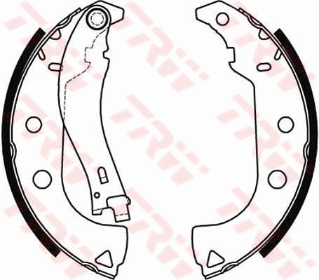 Brake Shoe Set - GS8484 TRW