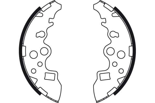 Brake Shoe Set - GS8485 TRW
