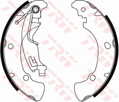 Kit ganasce freno - GS8488 TRW
