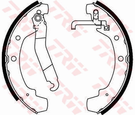 Bremsbackensatz - GS8511 TRW