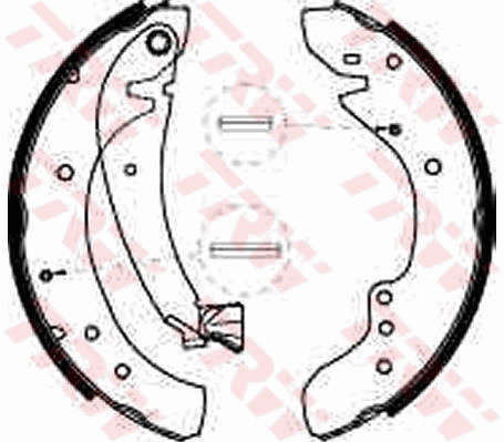 Kit ganasce freno - GS8545 TRW