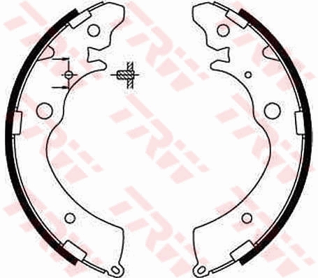 Bremsbackensatz - GS8559 TRW