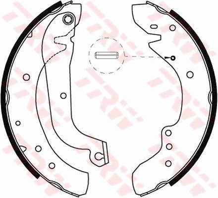 Kit ganasce freno - GS8565 TRW