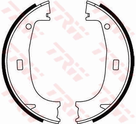 Brake Shoe Set, parking brake - GS8594 TRW