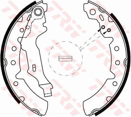 Brake Shoe Set - GS8603 TRW