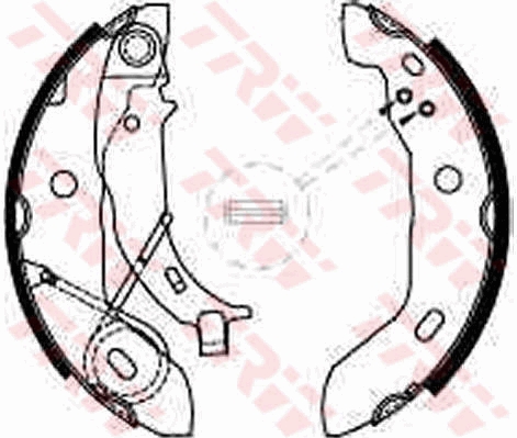 Kit ganasce freno - GS8627 TRW