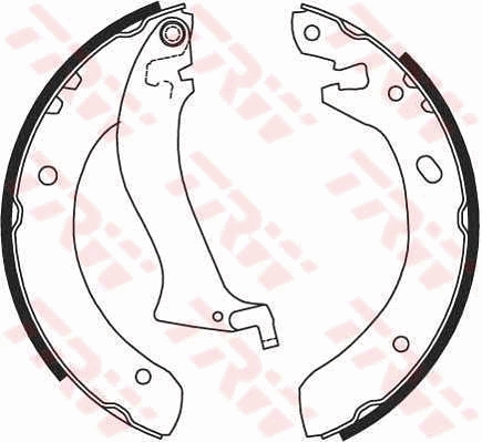 Brake Shoe Set - GS8633 TRW