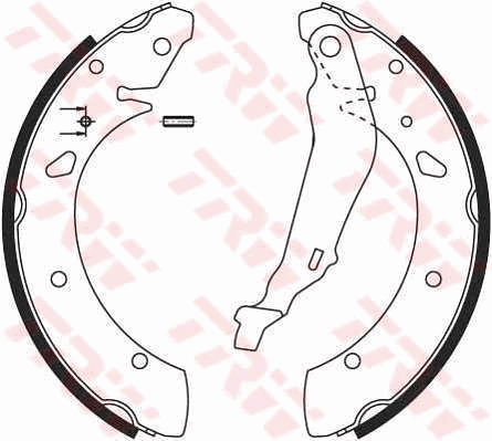 Brake Shoe Set - GS8640 TRW