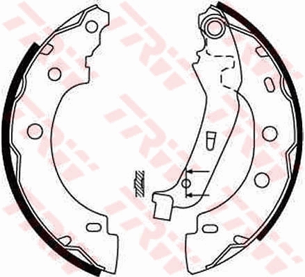 Brake Shoe Set - GS8650 TRW