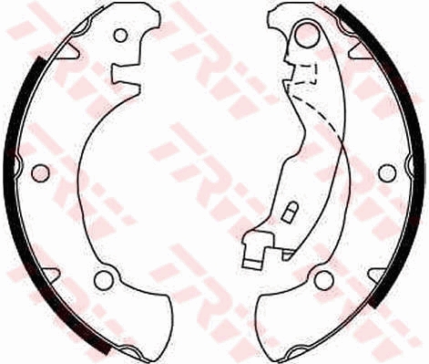 Brake Shoe Set - GS8654 TRW