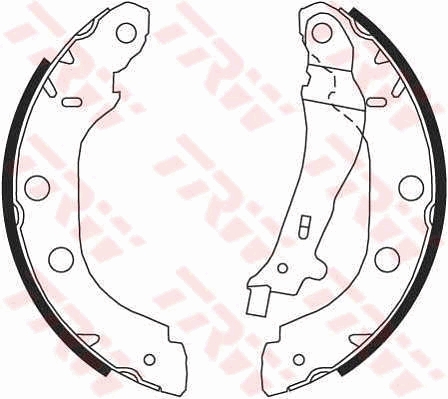 Brake Shoe Set - GS8655 TRW